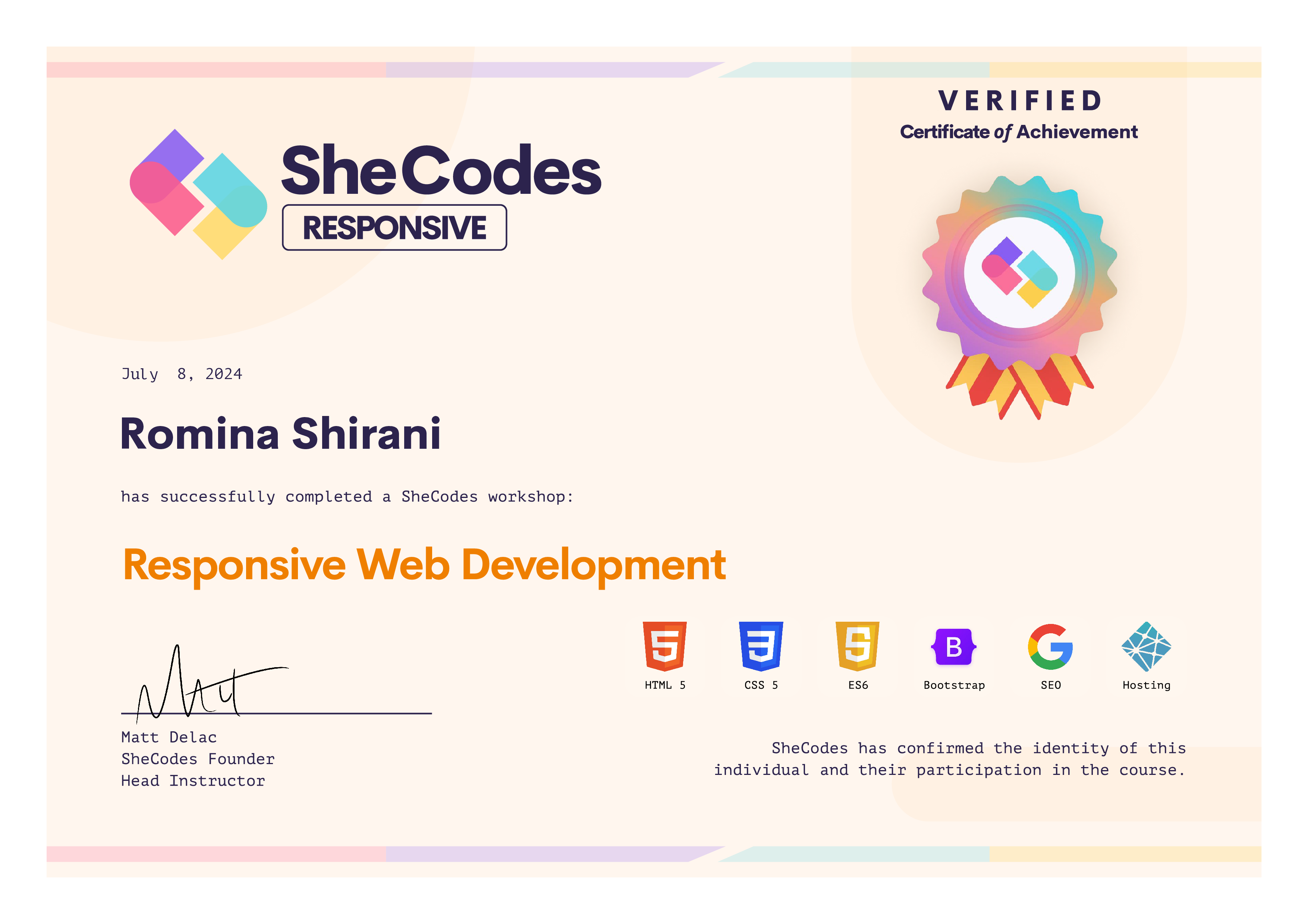 SheCodes Responsive